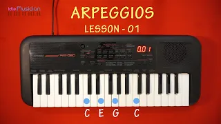 Arpeggios కీబోర్డ్ లో ఎలా ప్రాక్టీస్ చేయాలి? - Lesson 1 - Telugu