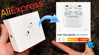 COMPRE unos AirPods en Aliexpress Y esto llego !!!🤩 EXPERIENCIA 2022