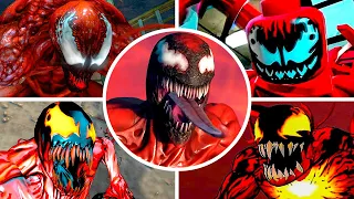 Evolution of Carnage in Spider-Man Games 1992 - 2022