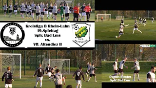 Kreisliga: 9 Tore im Nachholspiel! Spfr. Bad Ems vs. VfL Altendiez II