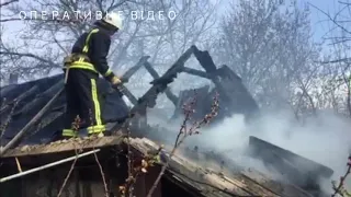 Немирівські рятувальники ліквідували пожежу в господарчій споруді