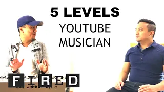 YouTube Musician Explains One Concept in 5 Levels Of Difficulty | WIRED Parody