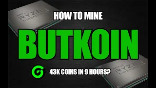 How To Mine BUTKOIN On Your CPU | CPU MINING