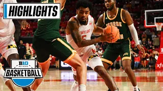 George Mason at Maryland | Big Ten Men’s Basketball | Highlights | Nov. 17, 2021