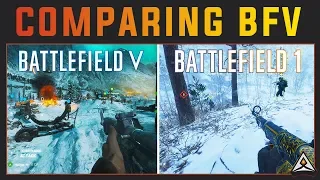 Graphics and Gameplay Comparison - Battlefield V vs Battlefield 1