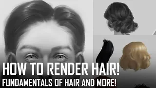 Critique Hour! How to render hair + Hair fundamentals and more!