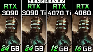 RTX 3090 vs RTX 3090 Ti vs RTX 4070 Ti vs RTX 4080 // Test in 10 Games // 4K // Benchmark