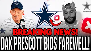 BREAKING NEWS: SIGNIFICANT CHANGES! DAK PRESCOTT ANNOUNCES DEPARTURE! DALLAS COWBOYS NEWS