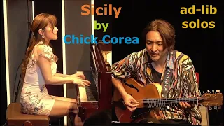 🔥solos in 🍕Sicily (Chick Corea) |🎹Riyoko Takagi (@riyopiano riyoko.jp) & 🎸Yosuke Onuma | 12 Sep 2023