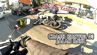 Crash CBR Terseret MOBIL PICK UP - Keributan Di Lampu Merah || RH#31