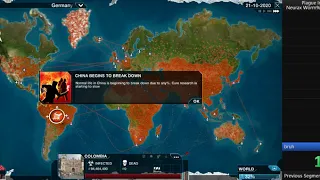 [Plague Inc: Evolved] Neurax Worm% (Mega Brutal) in 1:46.06 (Previous WR)