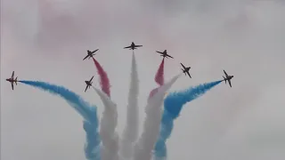 The Red Arrows at Midlands Air Festival 2024 1/6/24, 4K