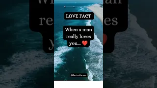 💖 when a man deeply loves you ❤️ #shorts #viral #love #facts #short