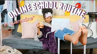 Online School Routine IN QUARANTINE | School routine 2020 | just jordyn