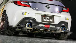 Toyota GR 86 Concept by HKS with a Supercharger and other performance parts