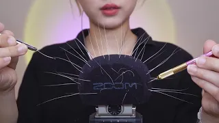 [ASMR] Pulling out cat whiskers *intense sounds* | Sorry mic series 5