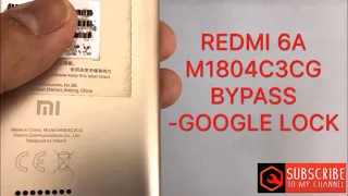 REDMI 6A/M1804C3CG frp bypass google account