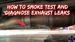 How to Smoke Test and Diagnose Exhaust Leaks - Performed on my 2003 Mach 1 Mustang