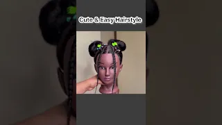 Cute easy hairstyle 💖🥰💦