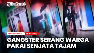 Gangster Bersenjata Tajam Teror dan Serang Pemukiman Warga Di Cikupa Tangerang