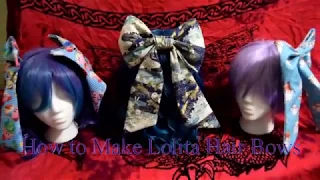How to make Lolita Hair bows