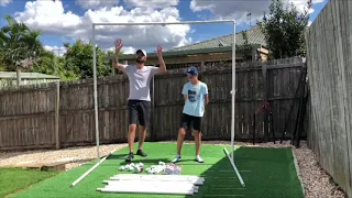 ⛳️HOW TO BUILD YOUR OWN GOLF NET - FULL VIDEO