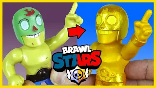 Brawl Stars. Раскрашиваем фигурки Бравлеров #6. Золотой Эль Примо из Бравл Старс.