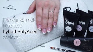 How to make frenchnails with hybrid PolyAcryl gels?