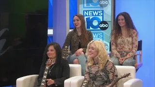 All-female band "Plush" joins the show