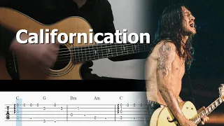 Californication - Red Hot Chili Peppers - Fingerstyle Guitar TAB Chords