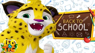 LEO and TIG 🦁 🐯 Time to go back to school 📚 Episodes collection 💚 Moolt Kids Toons Happy Bear