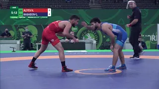 1/8 FS - 65 kg: H. ALIYEV (AZE) v. G. RASHIDOV (RUS)