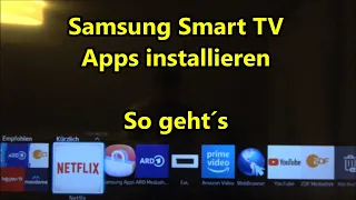 Samsung Smart TV Apps herunterladen und installieren und löschen so gehts