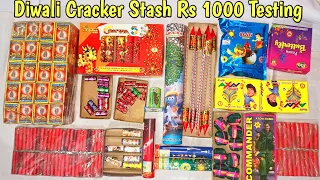 12 different types of diwali firecracker testing | cracker testing 2021 | Diwali stash testing 1000