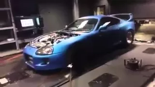 Crazy Toyota Supra Mk4 on Dyno