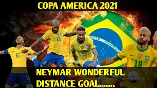 Neymar Jr Wonderful Distance goal in Copa America 2021 Vs Peru with Shaiju damodaran Commentary|FM