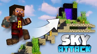 Der Weg ins Nether 🚀 Minecraft Skyblock - Sky Attack #03