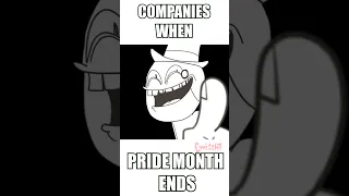 Corporations when Pride Month ends:  #shorts