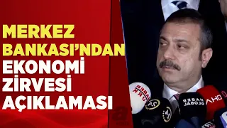MB Başkanı Şahap Kavcıoğlu'ndan açıklama: "Karşılıklı bilgilendirme yapıldı, iyi bir görüşme oldu"