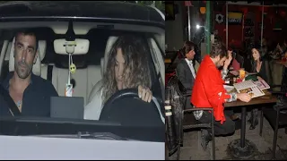 İbrahim Çelikkol is seen with his new girlfriend leaving a party!