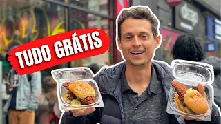 COMIDA DE GRAÇA em Nova York | Como conseguimos comer em lanchonetes sem pagar nada!