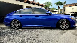 Vossen HF2 Hybrid Forged Staggered Setup on Accord 2018-2020