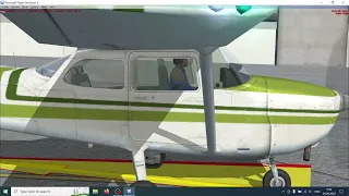 Небольшой полет по VOR и посадка по ILS в FSX на Cessna 172