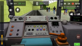 Номерной на зелёной линии метро (Subway simulator 3d)