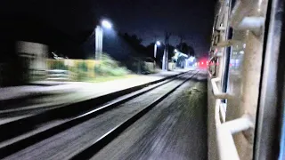 107 Km/h speed Train skipping Railway station Sabarmati - Bhavnagar Intercity SF Express #wdp4d