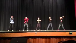 5th grade Boys Talent Show Dance Bruno Mars MC Hammer Greased Lightning Jackson 5 Mash Up Dance