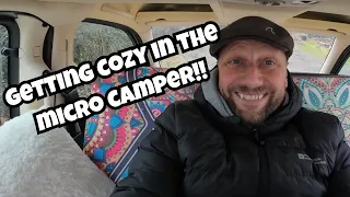 COZY MICRO CAMPERVAN IDEA  | CITROEN BERLINGO MICRO CAMPERVAN CONVERSION  | VAN LIFE EP3