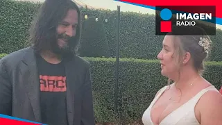 Hombre se encuentra a Keanu Reeves, lo invita a su boda y sí va