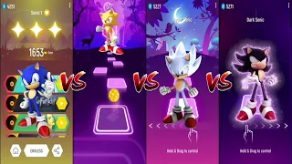 Sonic - Super Sonic - Hyper Sonic - Dark Sonic | Tiles Hop EDM Rush!