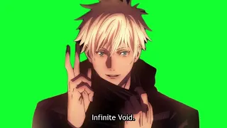 SATORU GOJO // INFINITE VOID // GREEN SCREEN TRANSITION // FREE